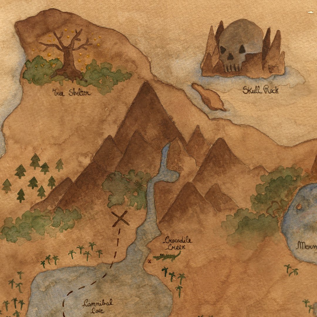 Neverland map – detail 1